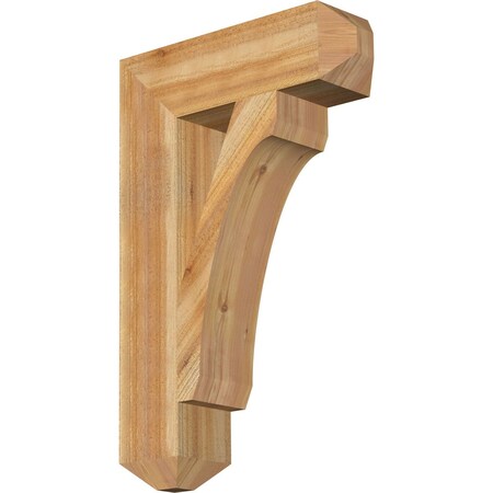 Ekena Millwork Legacy Craftsman Rough Sawn Bracket, Western Red Cedar, 6"W x 22"D x 34"H BKT06X22X34LEC04RWR
